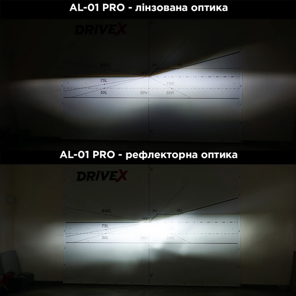 LED лампа головного світла DriveX AL-01 PRO D2 52W CAN 9-32V 6K к-т. DR-00001404 фото
