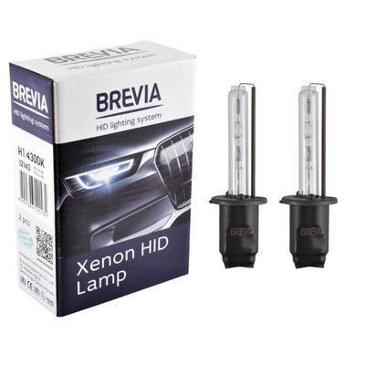 Ксенонова лампа Brevia H1 4300K, 85V, 35W P14.5s KET, 2шт 3032 фото