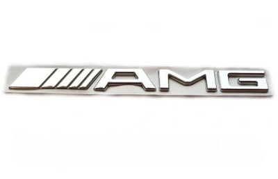 Шильдик Mercedes AMG 20 см хром  r447 фото