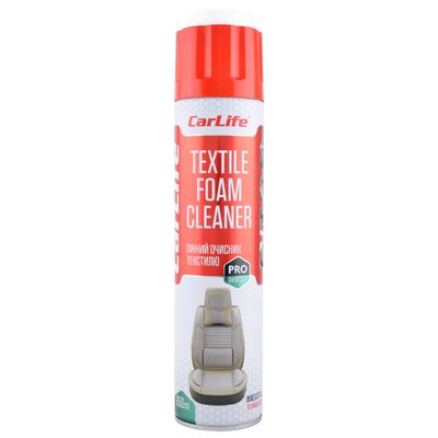 Пінний очисник текстилю CarLife Textile Foam Cleaner, 650мл 2841 фото