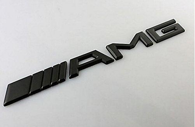 Шильдик Mercedes AMG 20 см чорна матова  r448 фото