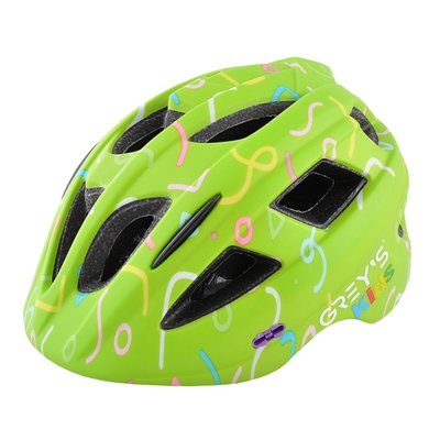 Велосипедний шолом дитячий Grey's М зелений матовий 4605 фото
