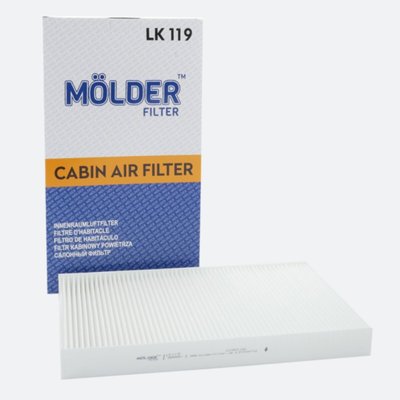 Фільтр салону Molder Filter LK 119 (WP9222, LA229, CU3540) 588 фото