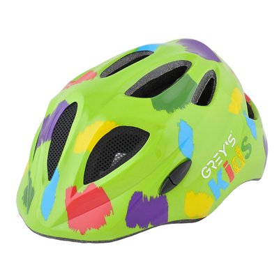 Велосипедний шолом дитячий Grey's М зелений матовий 4612 фото