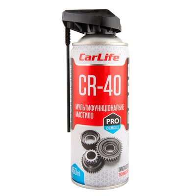 Змазка багатофункціональна CarLife CR-40 Multifunctional Lubricant Professional, 450мл 2569 фото