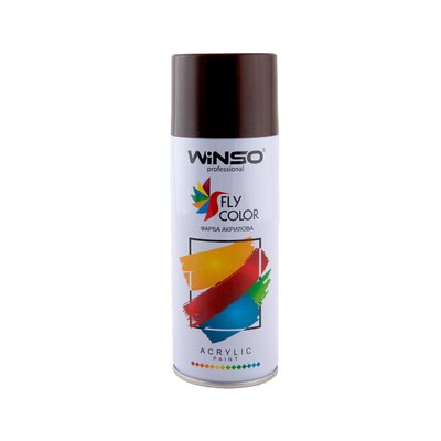 Фарба акрилова Winso Spray 450мл коричневий (BROWN/RAL3007) 6985 фото