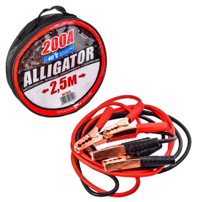 Провода-прикурювачі Alligator 200А, 2,5м 3927 фото