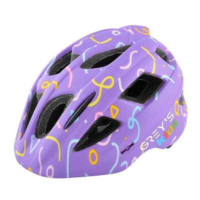 Велосипедний шолом дитячий Grey's S фіолетовий матовий 4606 фото