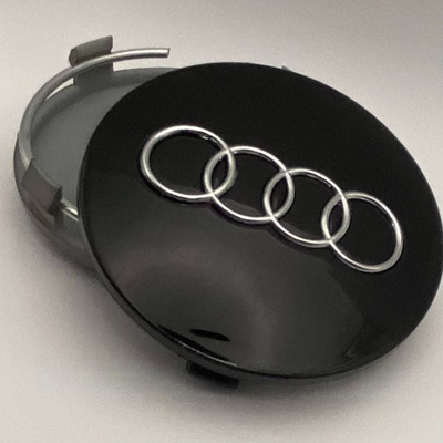 Ковпачки для дисків Audi 60 мм 57 мм 4B0601170 чорні кільце w386 фото