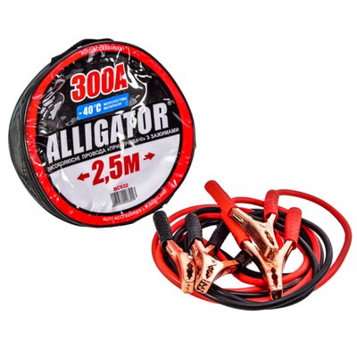 Провода-прикурювачі Alligator 300А, 2,5м 3929 фото