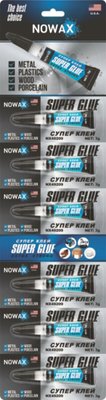 Суперклей Nowax Super Glue 3г*6шт 2633 фото
