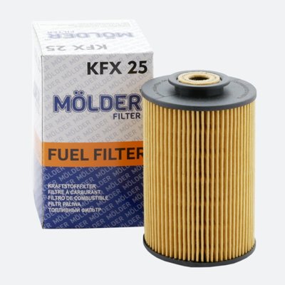 Фільтр паливний Molder Filter KFX 25 (33167E, KX35, P707) 647 фото
