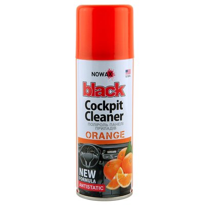 Поліроль для панелі приладів Nowax Cockpit Cleaner Spray Апельсин, 200мл 1158 фото