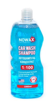 Автошампунь Nowax Car Wash Shampoo концентрат 1:100, 1л 3437 фото