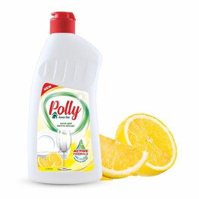 Засіб для миття посуду POLLY лимон, 500мл 7379 фото