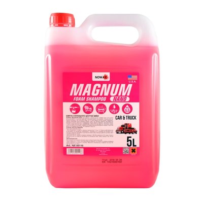 Шампунь Nowax Magnum Nano Foam Shampoo суперконцентрат для ручної мийки, 5л 952 фото