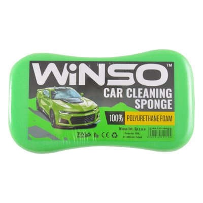 Губка для миття авто Winso з дрібними порами, 220*120*60мм 6326 фото