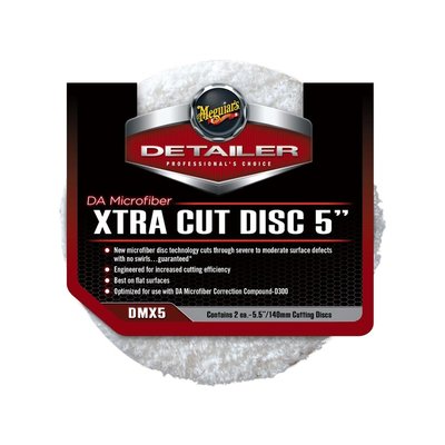 Мікрофібровий екстраріжучий круг Meguiar's DMX5 DA Microfiber Xtra Cut Disc 5 ", 12.7 см - 2 шт. DMX5 фото