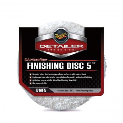 Мікрофібровий фінішний круг Meguiar's DMF5 DA Microfiber Finishing Disc 5 ", 12.7 см - 2 шт. DMF5 фото