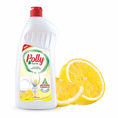 Засіб для миття посуду POLLY лимон, 1000мл 7378 фото