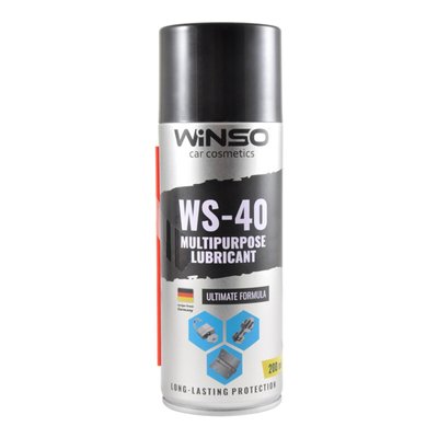 Змазка багатофункціональна Winso WS-40 Multipurpose Lubricant, 200мл 6969 фото