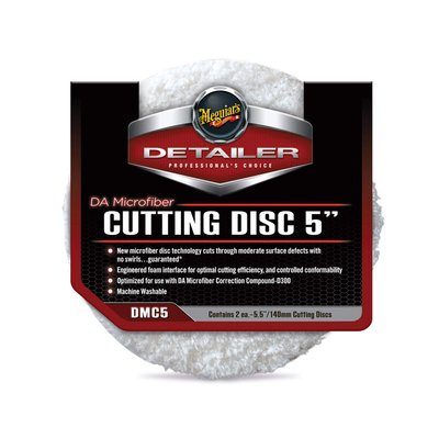 Мікрофібровий ріжучий диск Meguiar's DMC5 DA Microfiber Cutting Disc 5 ", 12.7 см - 2 шт. DMC5 фото