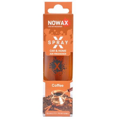 Ароматизатор Nowax X Spray Coffee в коробці 1294 фото