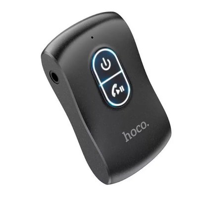 Bluetooth ресивер HOCO E73 Pro Journey AUX BT audio receiver/transmitter Black Star (6931474783752) 43735 фото