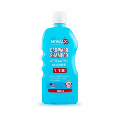 Автошампунь Nowax Car Wash Shampoo концентрат 1:100, 500мл 3438 фото