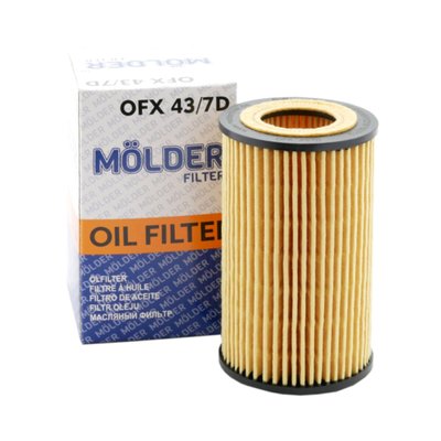 Фільтр масляний Molder Filter OFX 43/7D (WL7009, OX153/7DEco, HU7185X) 629 фото