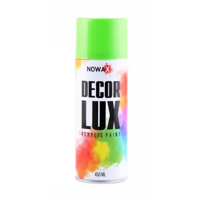 Фарба флуоресцентна Nowax Spray 450мл зелений (GREEN) 3761 фото