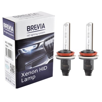 Ксенонова лампа Brevia H11 4300K, 85V, 35W PGJ19-2 KET, 2шт 3044 фото