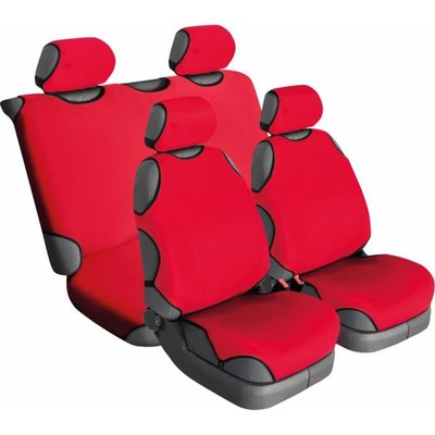 Майки універсал Beltex Cotton червоний на 4 сидіння, без підголівників 4130 фото