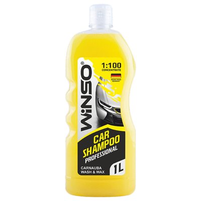 Автошампунь Winso концентрат Car Shampoo Carnauba Wash&Wax, 1л 6409 фото